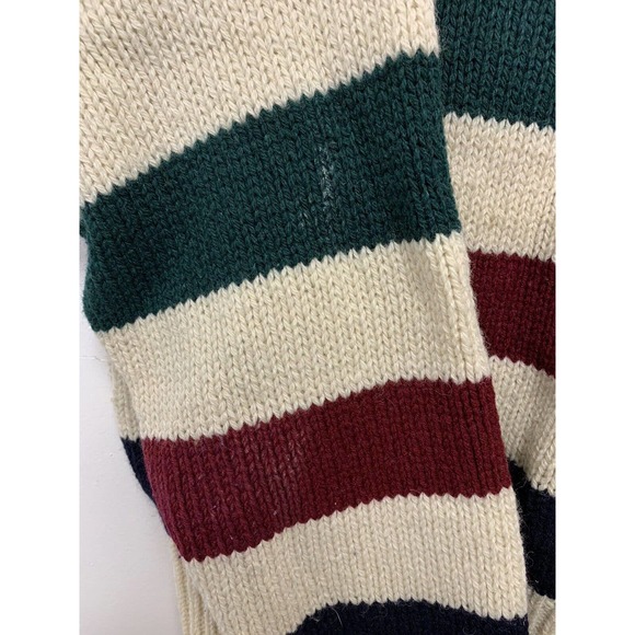 Vintage Brooks Brothers Brooksgate Wool Cream Striped Extra Large Sweater - Picture 5 of 5